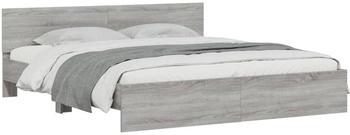 vidaXL Bettgestell mit Kopfteil 200x200cm (3207460)