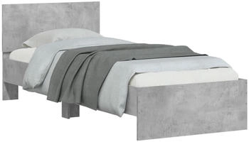 vidaXL Bettgestell mit Kopfteil Holzwerkstoff 75x190cm (838662)