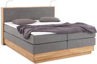 Home affaire Boxspringbett "Cavan" Eiche, inkl. Bettkasten & Topper, verschiedene