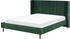 green: Beliani Villette 180x200 cm