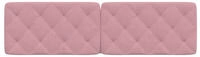 vidaXL Kopfteil-Kissen Rosa 180 cm Samt
