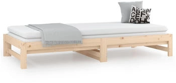 vidaXL Tagesbett Ausziehbar Massivholz Kiefer 90x200cm (820427)