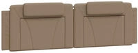 vidaXL Kopfteil-Kissen "Viana" Cappuccino-Braun 180 cm Kunstleder