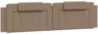 vidaXL Kopfteil-Kissen "Viana" Cappuccino-Braun 200 cm Kunstleder