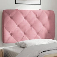 vidaXL Kopfteil-Kissen Rosa 90 cm Samt