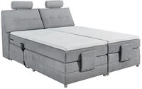 ED EXCITING DESIGN Boxspringbett "Palermo" inkl. Motor, Topper, Kopfst&uuml;tze und