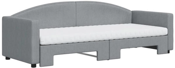 vidaXL Tagesbett Ausziehbar mit Matratze Stoff 80x200cm (3197201) Tagesbett ab 363,99€