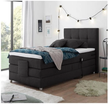 Lomado Boxspringbett 120x200cm H2 anthrazit