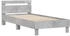 vidaXL Bettgestell mit Kopfteil LED-Leuchten 100x200cm (838711)