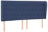 vidaXL Kopfteil mit Ohren Stoff 183x118/128cm (3118312)