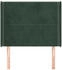 vidaXL Kopfteil mit Ohren Samt 103x118/128cm (3119485)