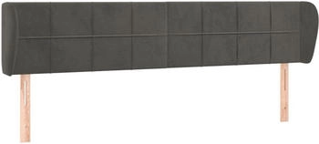 vidaXL Kopfteil mit Ohren Samt 183x78/88cm (3117205)