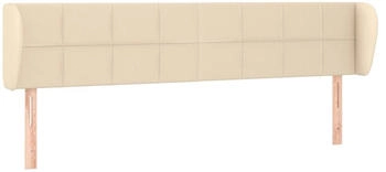 vidaXL Kopfteil mit Ohren Stoff 203x78/88cm (3117171)