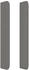 vidaXL Kopfteil mit Ohren Stoff 93x118/128cm (3119283)