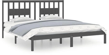 vidaXL Massivholzbett Kiefer 200x200cm (3104085)