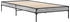 vidaXL Bettgestell Holzwerkstoff Metall 100x200cm (845029)