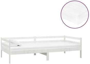 vidaXL Tagesbett mit Matratze Kiefer Massivholz 90x200cm (3083555)