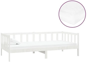 vidaXL Tagesbett mit Matratze Kiefer Massivholz 90x200cm (3083610)