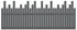vidaXL Wand-Kopfteil Massivholz Kiefer 204x80cm (824780)
