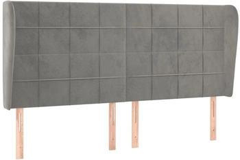 vidaXL Kopfteil mit Ohren Samt 163x118/128cm (3118010)