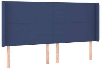 vidaXL Kopfteil mit Ohren Stoff 183x118/128cm (3119320)