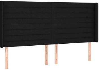 vidaXL Kopfteil mit Ohren Stoff 183x118/128cm (3119736)