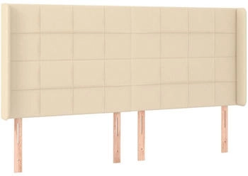 vidaXL Kopfteil mit Ohren Stoff 203x118/128cm (3119607)