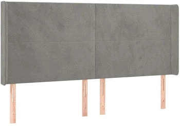 vidaXL Kopfteil mit Ohren Samt 203x118/128cm (3119366)