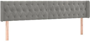 vidaXL Kopfteil mit Ohren Samt 203x78/88cm (3119170)