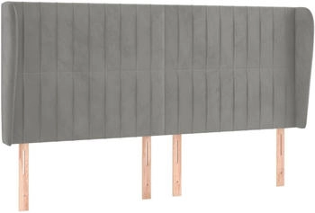 vidaXL Kopfteil mit Ohren Samt 203x118/128cm (3118260)