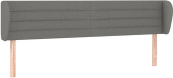 vidaXL Kopfteil mit Ohren Stoff 203x78/88cm (3117307)