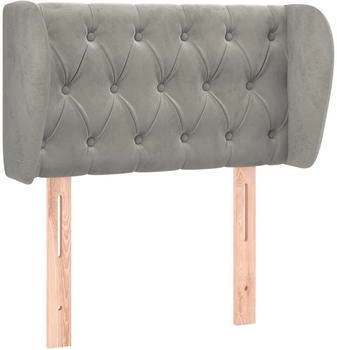 vidaXL Kopfteil mit Ohren Samt 83x78/88cm (3117510)