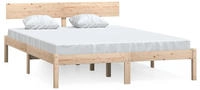 vidaXL Massivholzbett ohne Matratze 160x200 cm