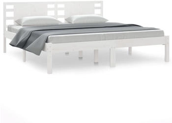 vidaXL Massivholzbett Kiefer 200x200cm (3104239)