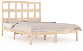 vidaXL Massivholzbett Kiefer 200x200cm (3104498)