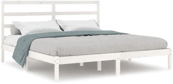 vidaXL Massivholzbett Kiefer 200x200cm (3104954)