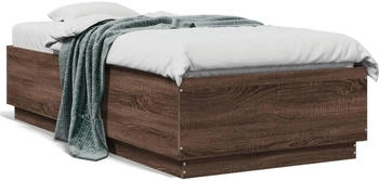 vidaXL Bettgestell Holzwerkstoff 75x190cm (3209764)
