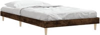 vidaXL Bettgestell ohne Matratze R&auml;uchereiche 90x200 cm Holzwerkstoff