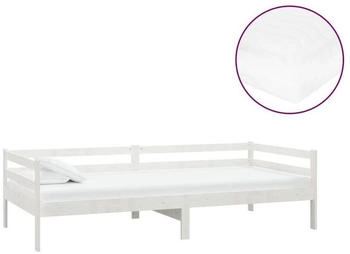 vidaXL Tagesbett mit Matratze Kiefer Massivholz 90x200cm (3083565)