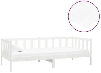 vidaXL Tagesbett mit Matratze Kiefer Massivholz 90x200cm (3083625)