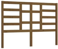 vidaXL Bett-Kopfteil Honigbraun 166x4x104 cm Massivholz Kiefer