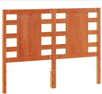vidaXL Kopfteil Wachsbraun 135 cm Massivholz Kiefer