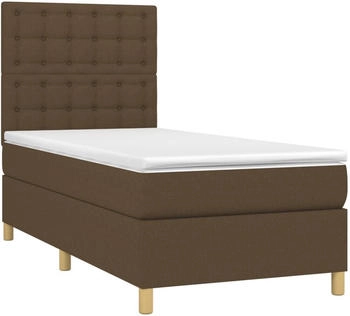 vidaXL Boxspringbett mit Matratze & LED Stoff 100x200cm (135736)