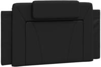 vidaXL Kopfteil-Kissen "Viana" Schwarz 100 cm Kunstleder