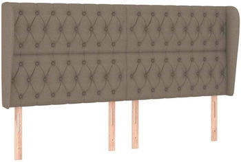 vidaXL Kopfteil mit Ohren Stoff 183x118/128cm (3118310)