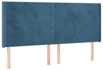 vidaXL Kopfteil mit Ohren Samt 203x118/128cm (3119370)