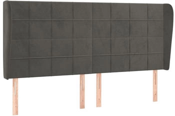vidaXL Kopfteil mit Ohren Samt 203x118/128cm (3118023)