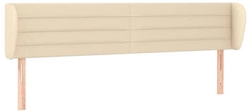 vidaXL Kopfteil mit Ohren Stoff 203x78/88cm (3117311)