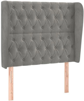 vidaXL Kopfteil mit Ohren Samt 93x118/128cm (3118328)