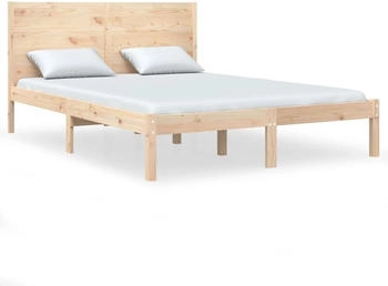 vidaXL Massivholzbett Kiefer 160x200cm (3104163)